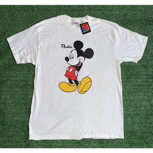 Disney Mickey Mouse Florida Big Print T Shirt